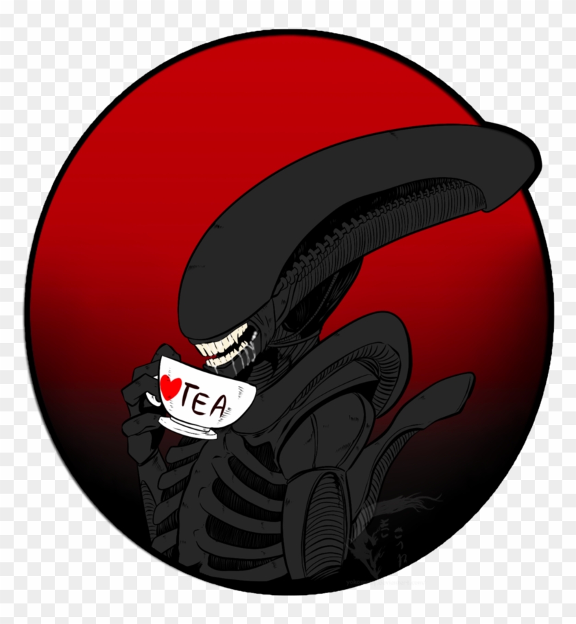 Xenomorph Tea By Yokosnowy - Clip Art #1078528