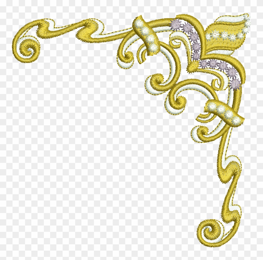 Corner Designs Gold Png #1081973