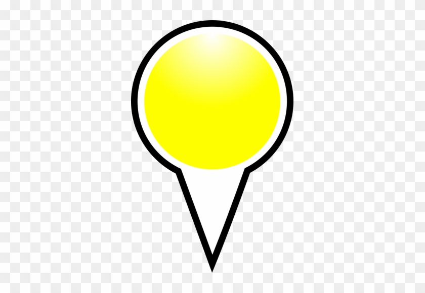 Imagen Del Mapa Puntero Color Amarillo Vector - Map Marker Yellow Png #1082742