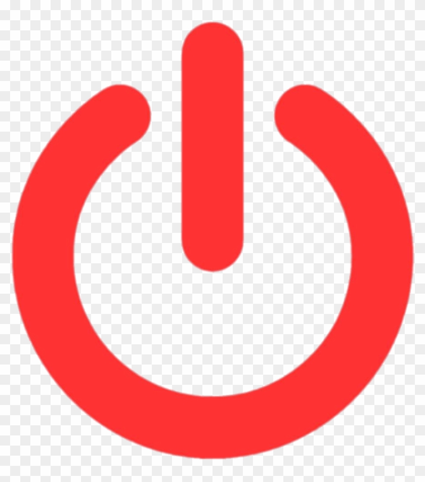 Red Power Button Png - Red Power Icon Png #1083087