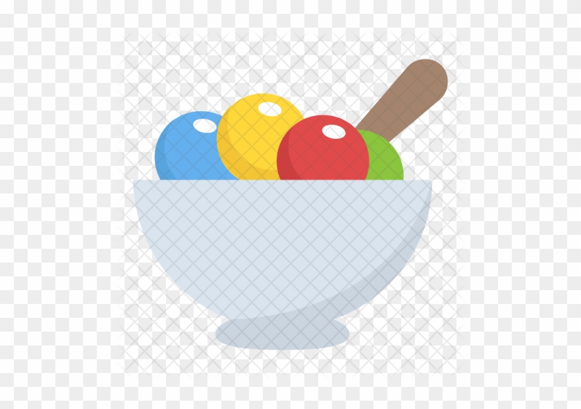 Ice-cream Scoops Icon - Bowls #1083275