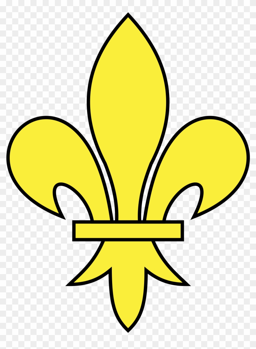 Open - Drawing Of A Fleur De Lis #1084361