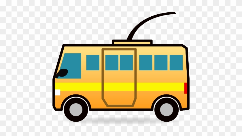 Trolleybus Emoji - Emoji #1085405