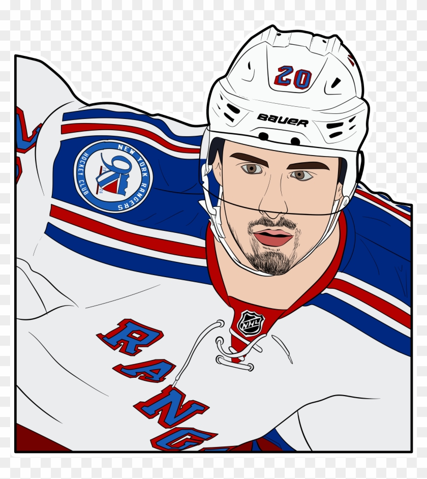 Chris Kreider Vinyl Sticker - Ice Hockey #1086872