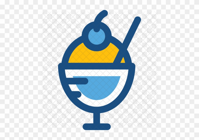 Ice Cream Icon - Emblem #1087763