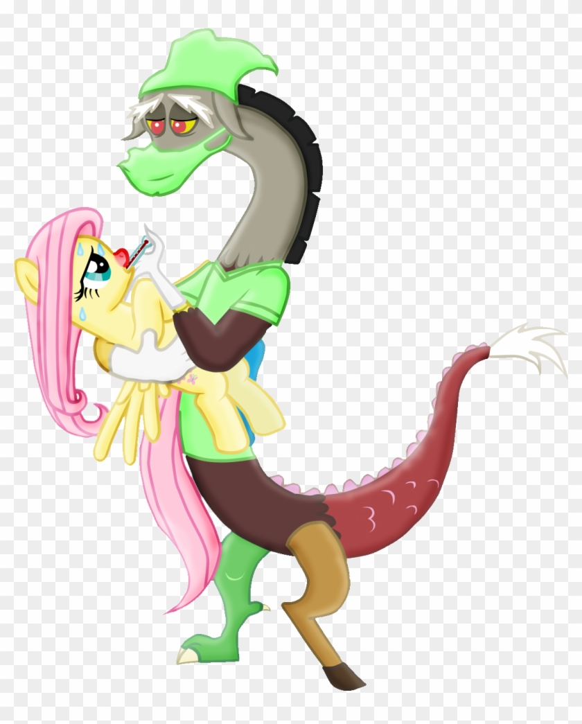 mlp discord and fluttershy human