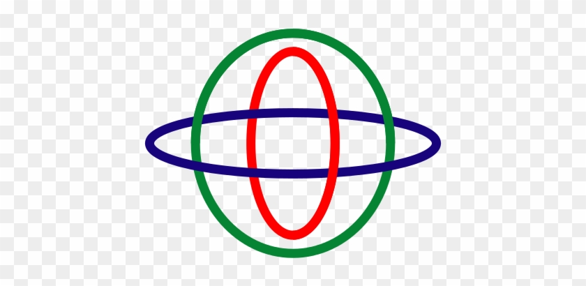 A Realization Of The Borromean Rings As Ellipses - Icon #1088676