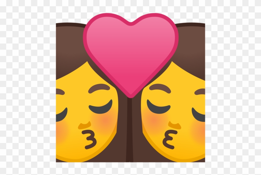 Google - Kissing Emoji Girls #1089005