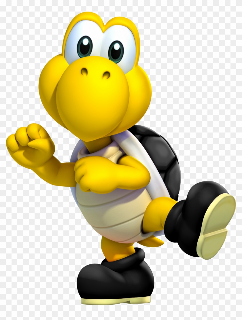 Black Shelled Koopa Troopa Art - Red Koopa Troopa #1089988