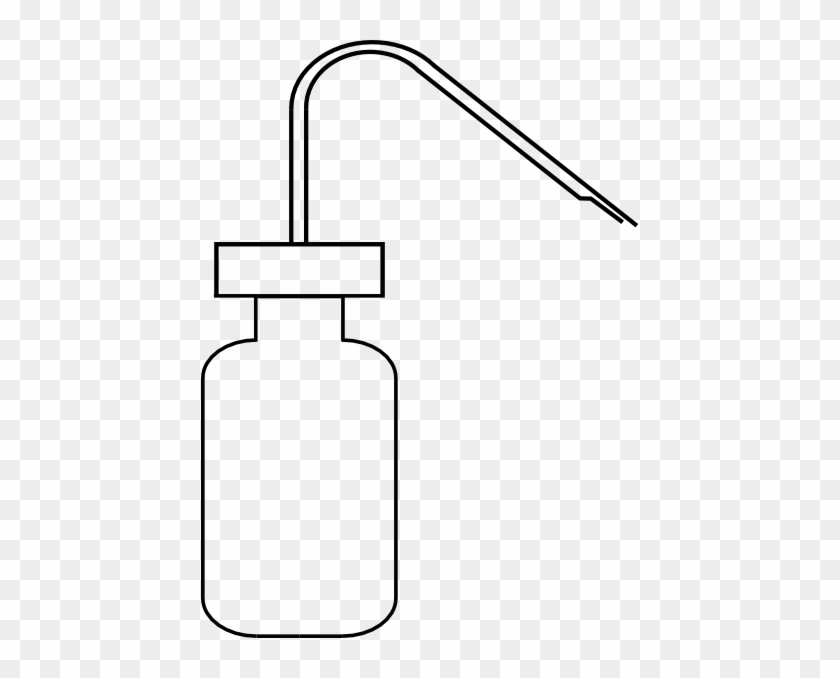 Science Bottle Clip Art At Clker - Line Art #1090635