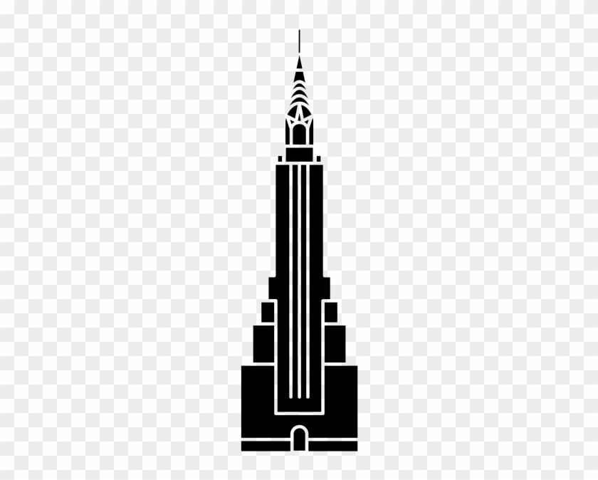 Chrysler Building Rubber Stamp - Spire #1090886