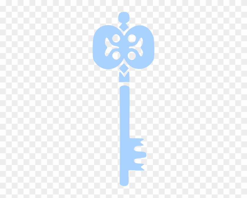 Blue Grey Key Svg Clip Arts 210 X 592 Px - Poster #1091621