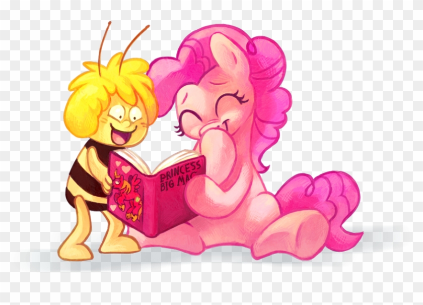 Princess Big Mac Pinkie Pie Maya The Bee Pink Cartoon - Maya The Bee Mlp #1092557