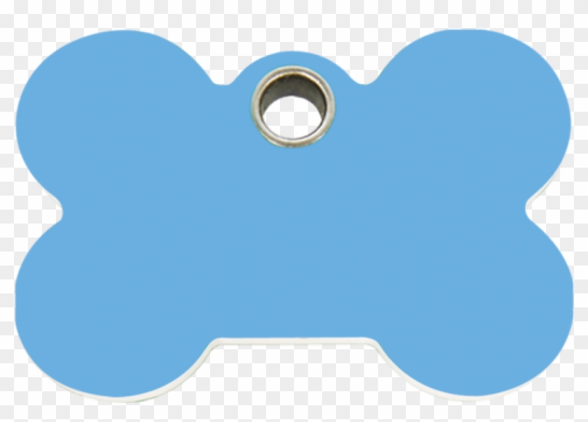 Light Blue Bone Plastic Pet Tag - Plastic #1092641