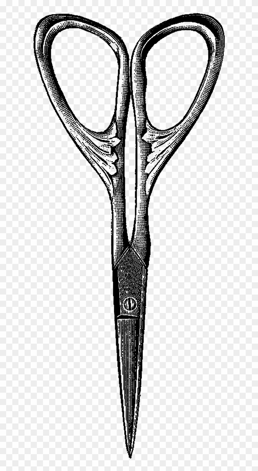 Digital Vintage Scissors Downloads - Illustration #1092817