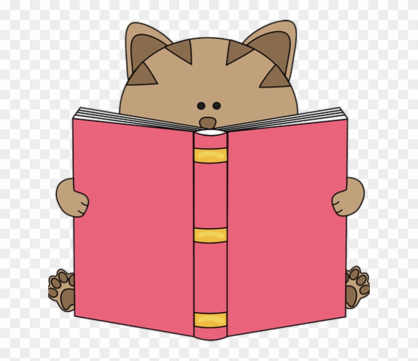 Cat Book Clipart #1095786