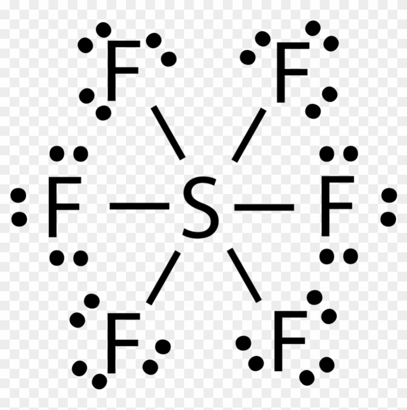 Drawn Molecule Sf6 Sf6 Lewis Dot Structure Free Transparent Png
