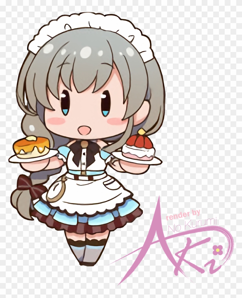 Chibi Maid Haruka Render By Akinokurumisan Chibi Maid - Beachwear #1097081