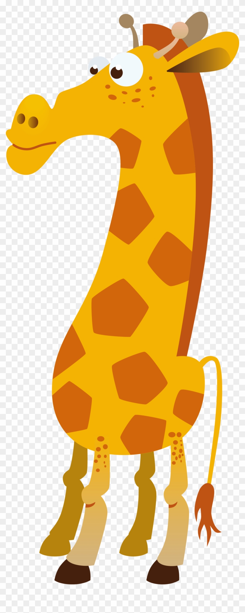 Northern Giraffe Cartoon Animal - Animal Cartoons #1097129