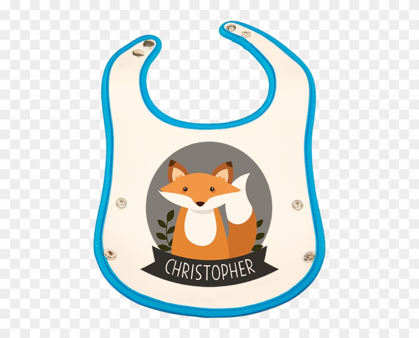 Little Foxy Baby Bib - Red Fox #1097338