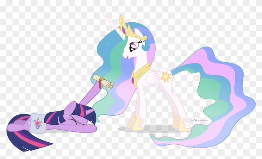 Princess Celestia In 'spike's Day Off' - Princess Celestia And Spike #1097420