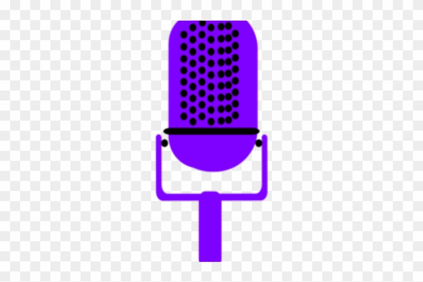 Microphone Clipart Purple - Art #1097716