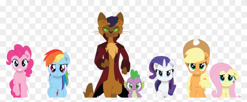 The Mane 5, Spike And Capper Marching Into Battle By - Capper Mlp #1097807