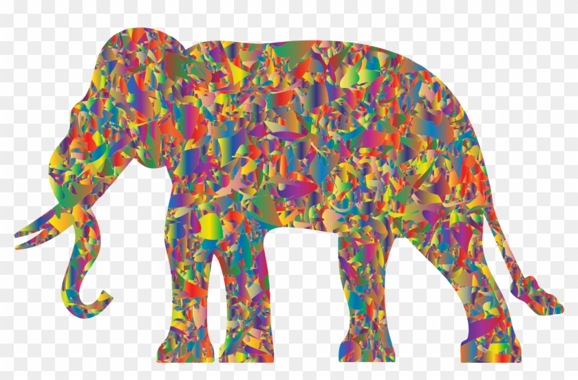 This Free Icons Png Design Of Modern Art Elephant Reactivated - Vivid Clipart #1098143