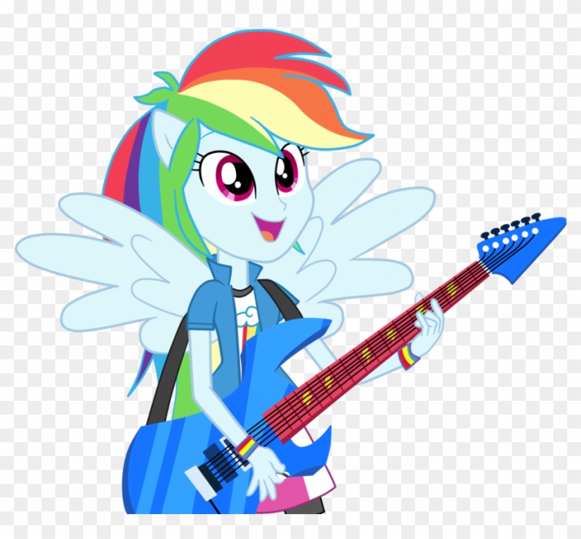 Equestria Girls Rainbow Dash Guitar #1098303