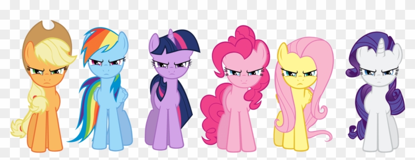 Mlp Mane 6 Mad - Free Transparent PNG Clipart Images Download