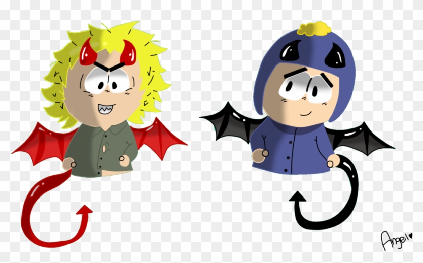 Devil Tweek And Craig By Angelfoxtv - Cartoon #1099301