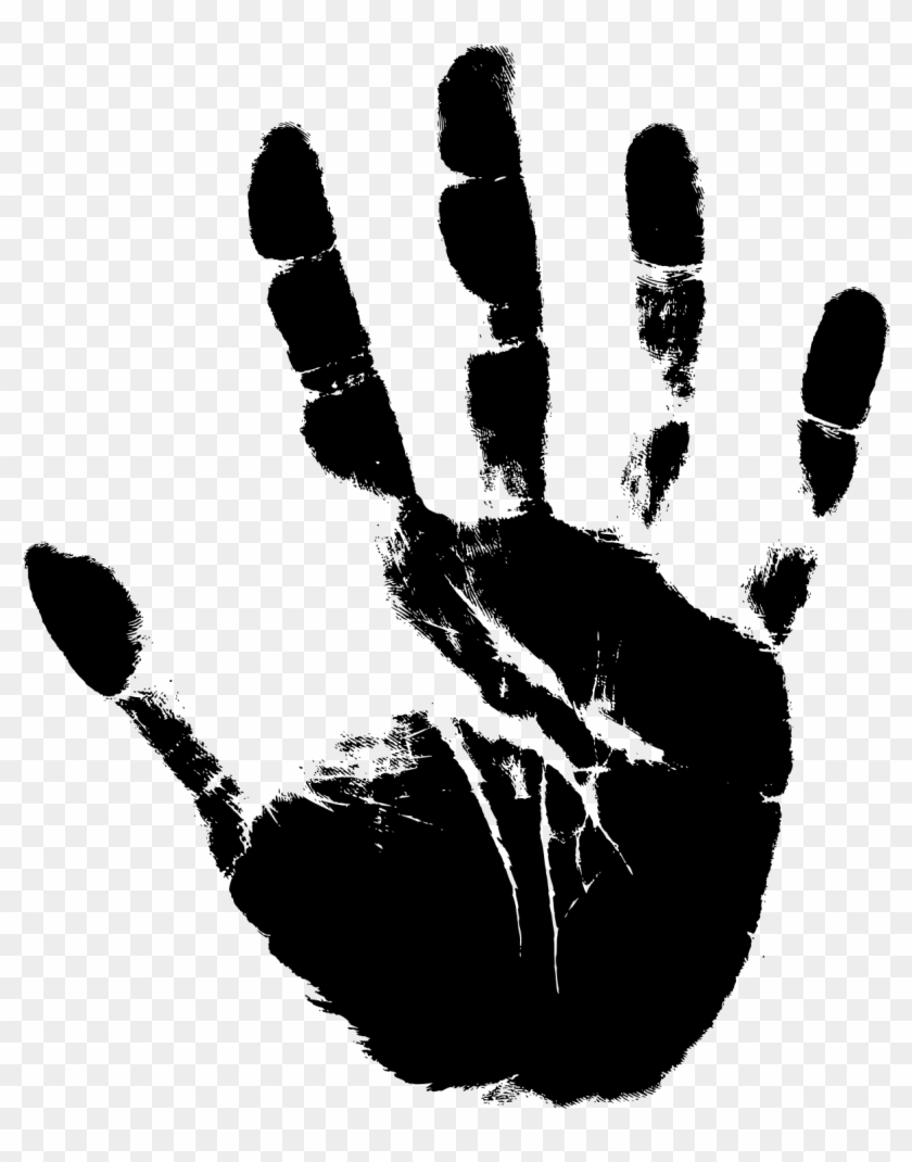 open hand silhouette png