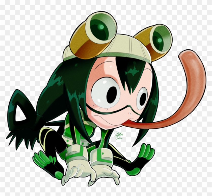 Tsuyu Asui Chibi By Staticblu - Chibi - Full Size PNG Clipart Images ...