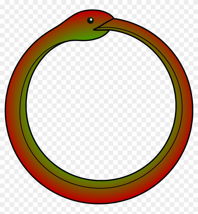 Snake Clip Art - Snake In A Circle #1101057