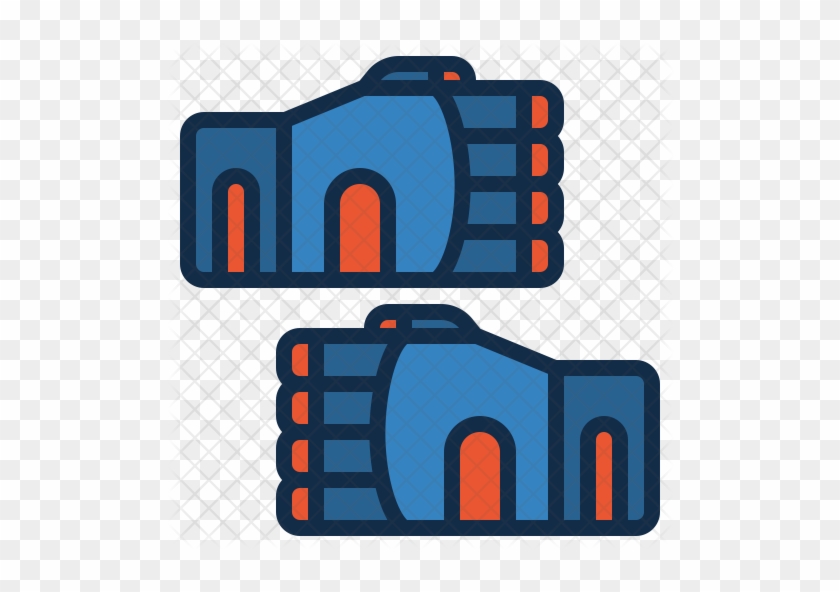 Weight Lifting Gloves Icon - Weight Lifting Gloves Icon #1101202