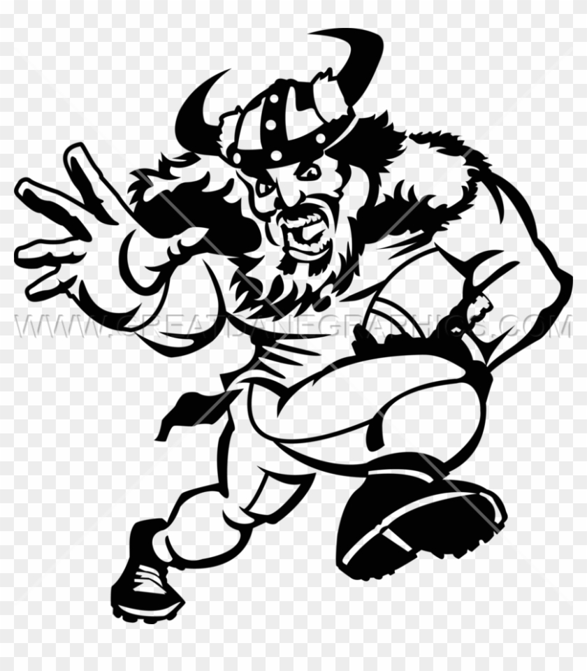 Viking Football Player - Illustration #1101708