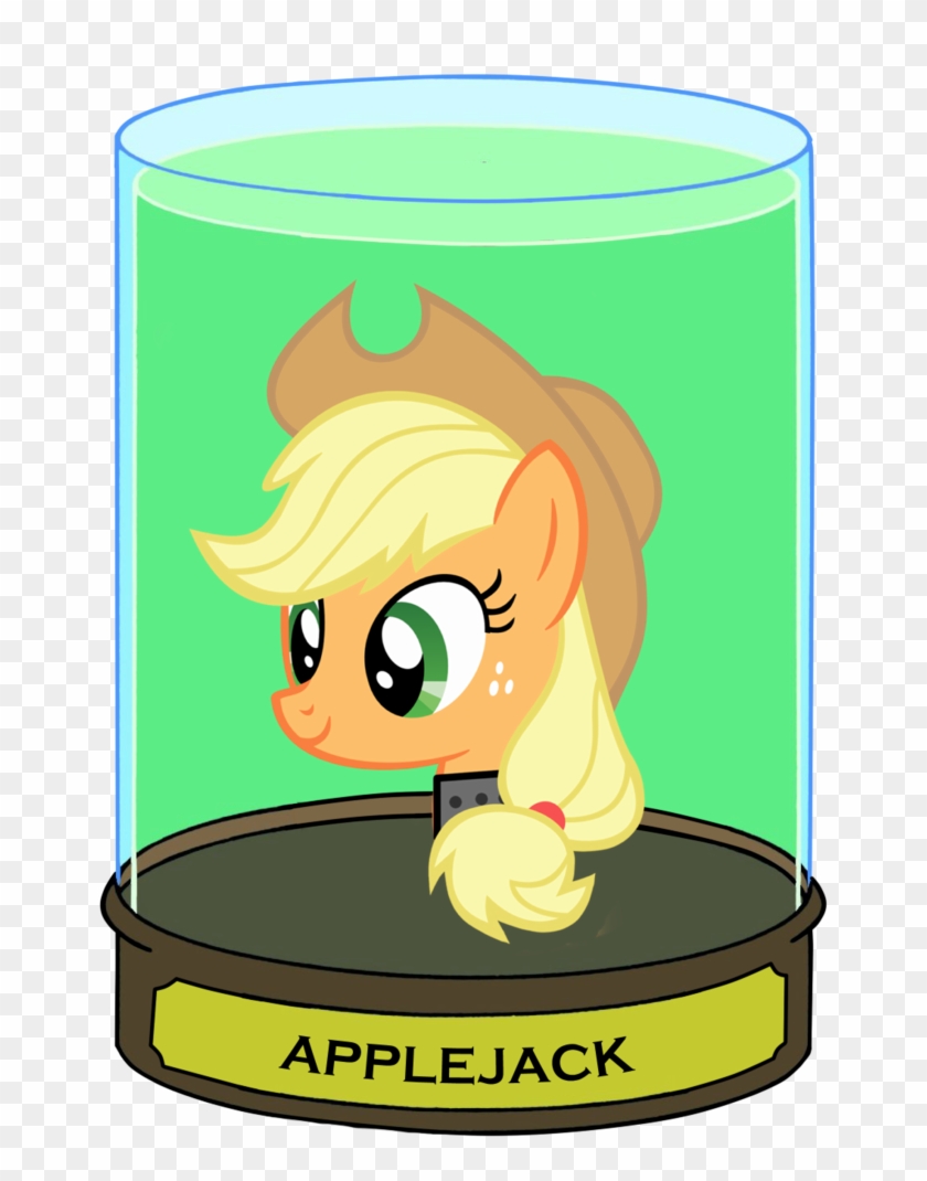 Applejack Head In A Jar By Kanske-2099 - Applejack #1102118