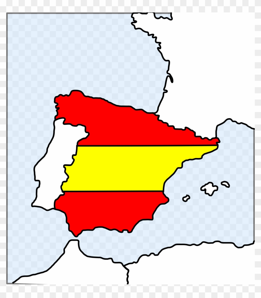 Spain Map Clipart - Spain Clip Art #186869