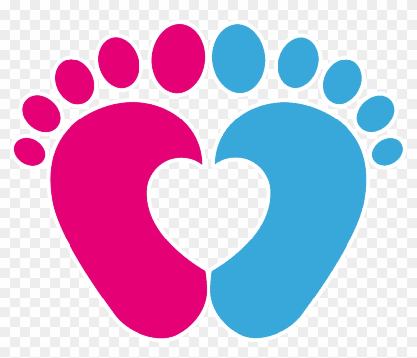 Download Footprint Infant Clip Art - Baby Feet Heart Svg - Free ...
