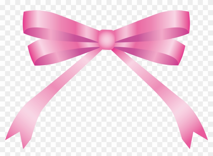 Pink Ribbon Bow Tie - Pink Ribbon Bow Tie - Free Transparent PNG ...