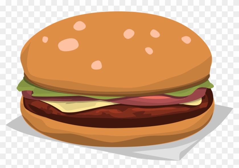 plain hamburger clip art