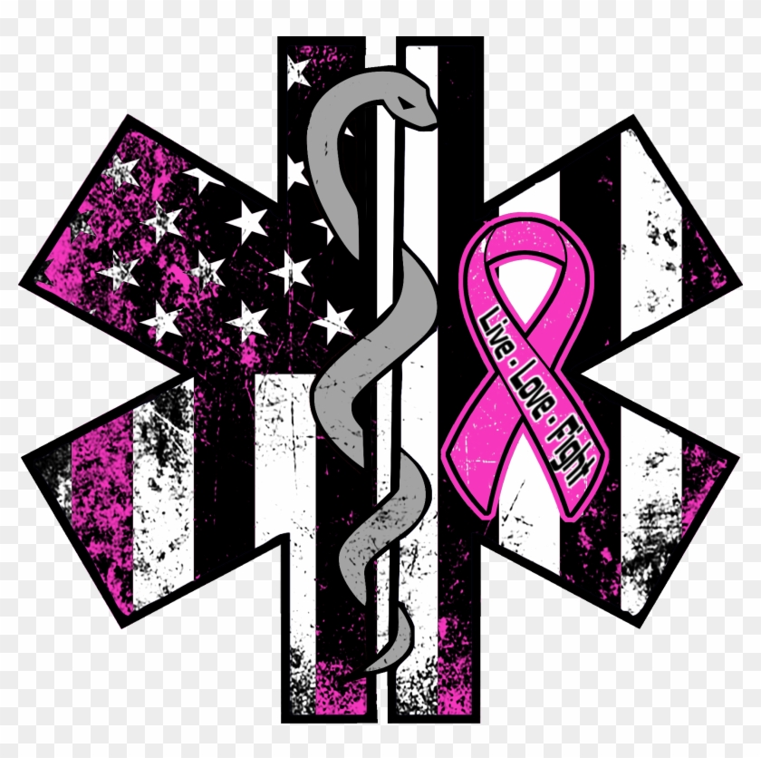 Breast Cancer Awareness Ems Decal - Ems Breast Cancer Awareness Shirts #188246