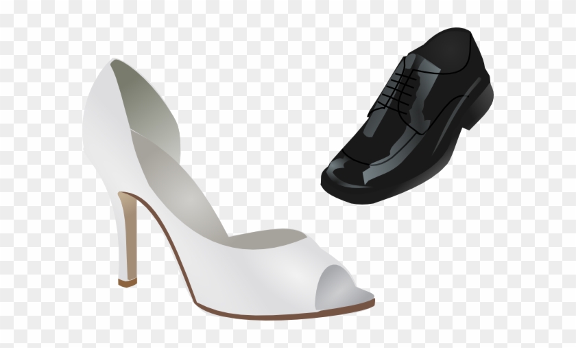 Wedding Shoes Clip Art At Clker - Men Shoe Clip Art #1103513