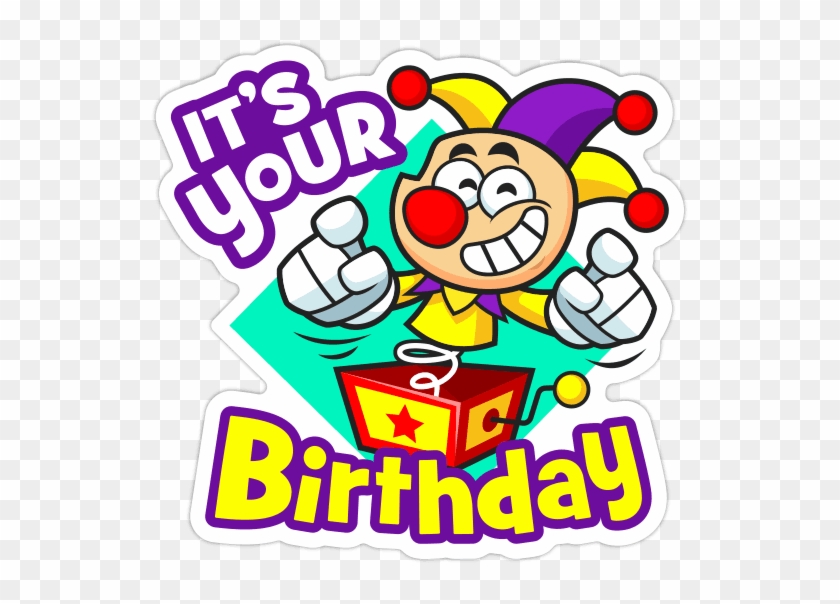 Birthday Cake Sticker Emoticon Clip Art - Birthday #1105364