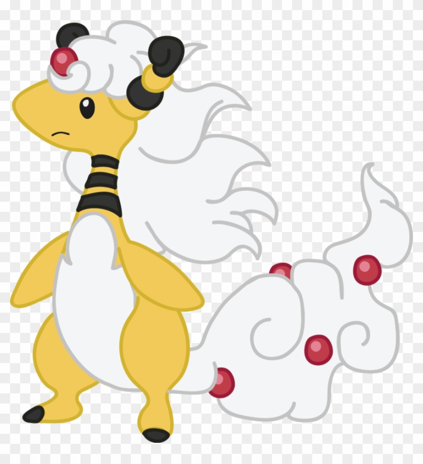 Megaampharos By Okemian Megaampharos - Cartoon #1107369