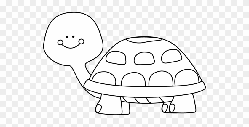 cute turtle clipart black and white