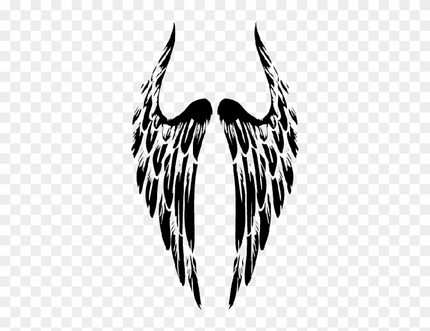 Tribal Devil Wing Tattoo