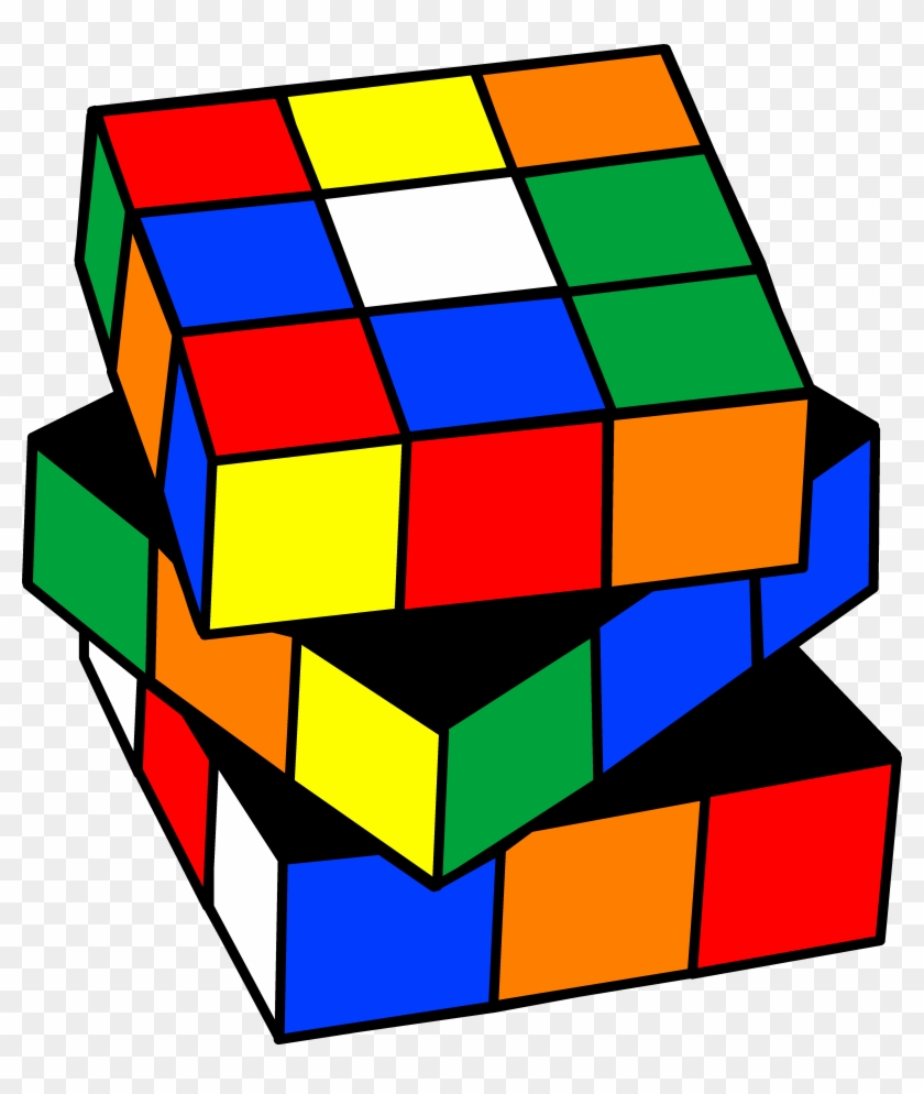 Toy Clipart - Rubik's Cube #1110239