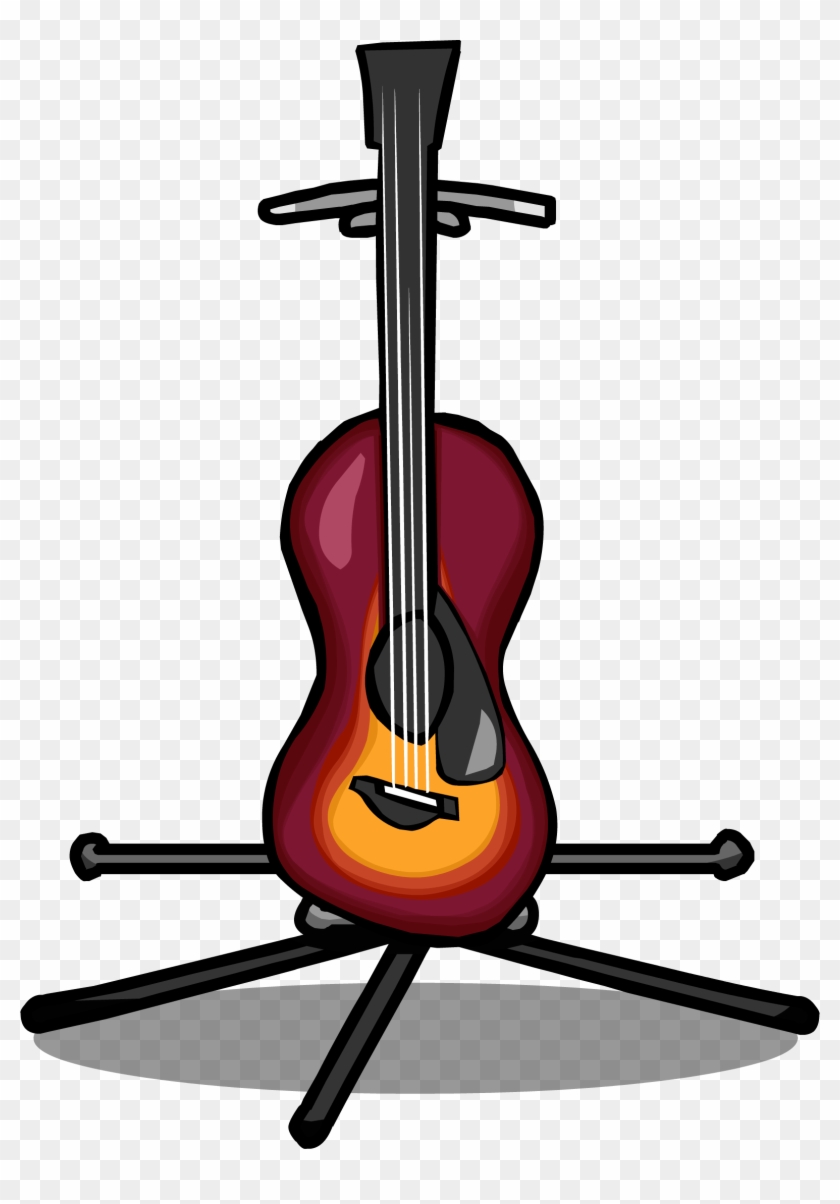 Guitar Stand Id 413 Sprite 002 - Clip Art #1112595