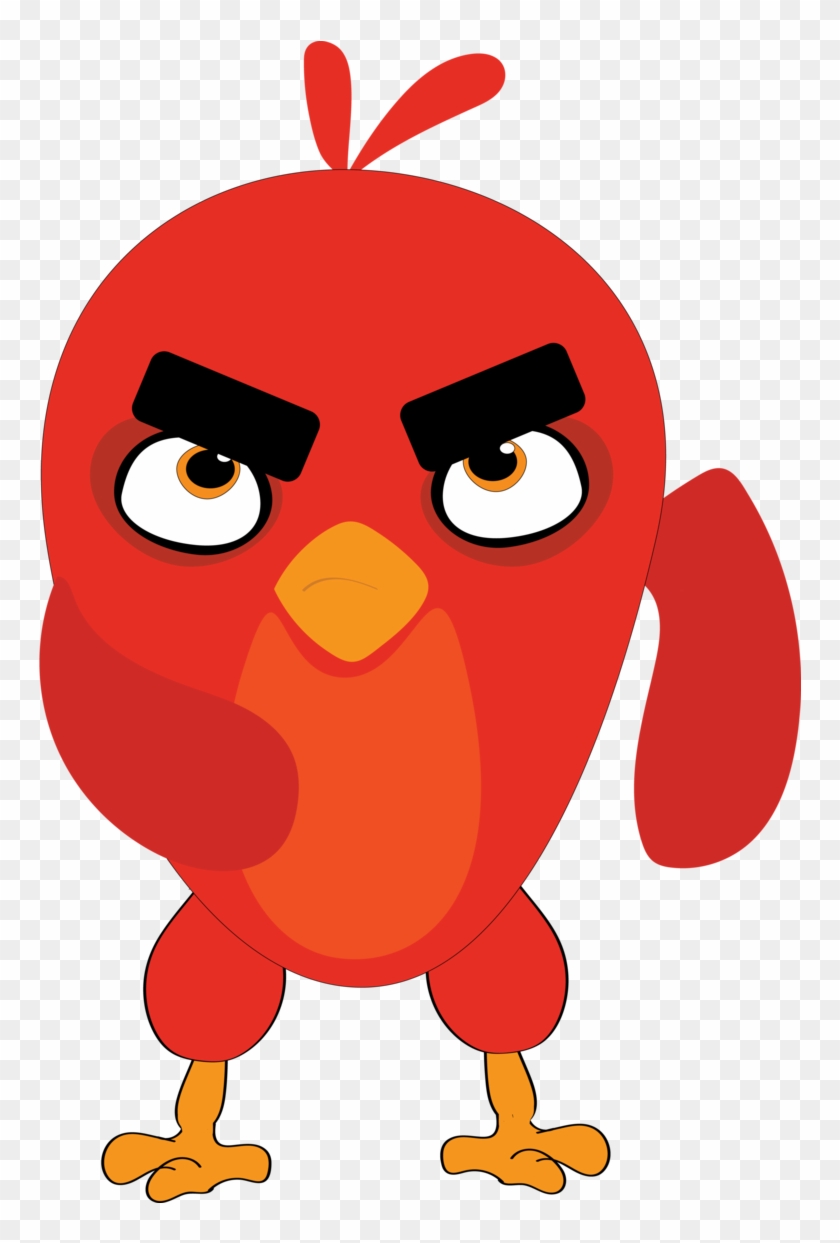 Red From The Angry Birds Movie By Bhokask - Cartoon #1115833